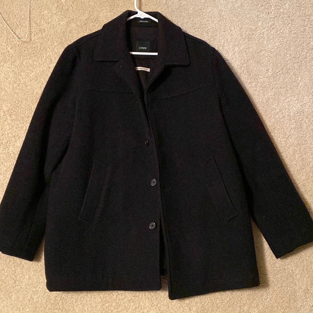 Mens J Crew Wool Coat